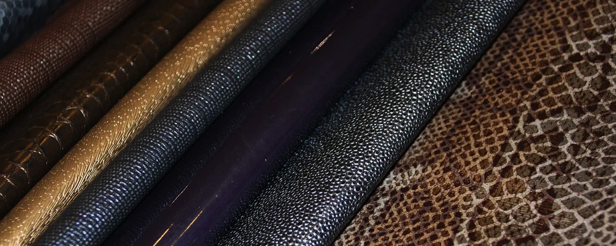 Crocodile Faux Leather - Ivory